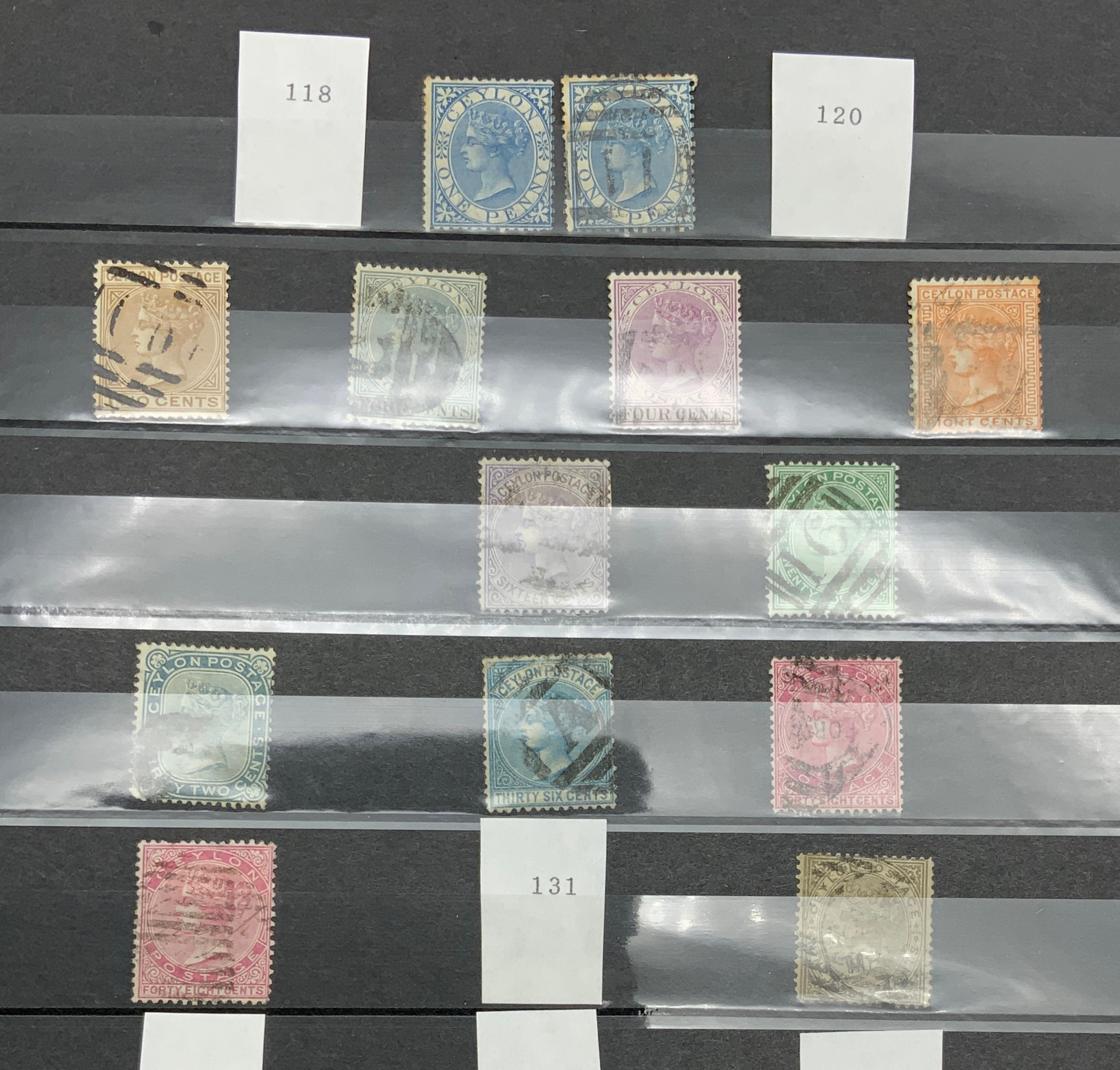 SELECTION OF CEYLON STAMPS - Image 5 of 12