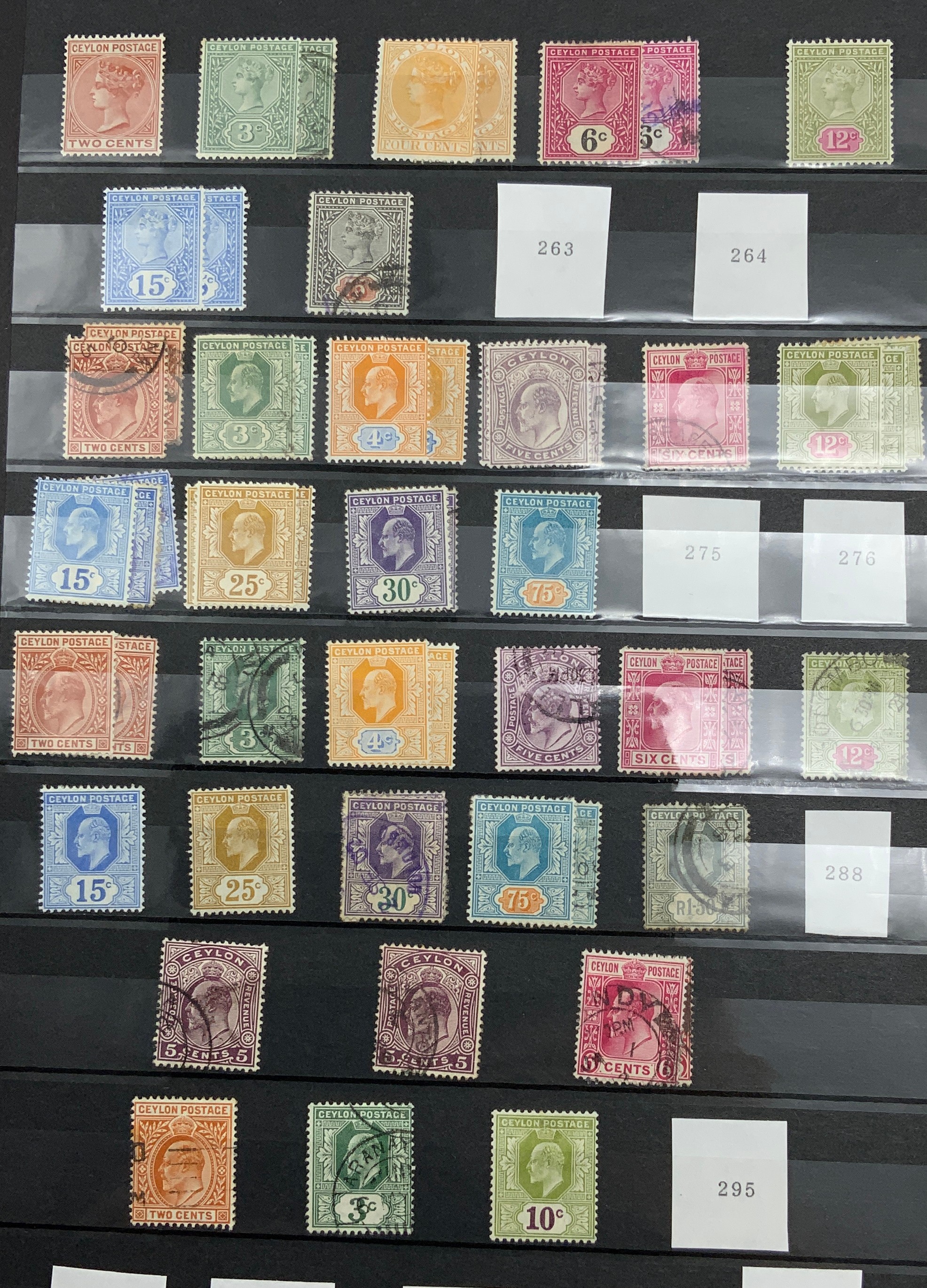 SELECTION OF CEYLON STAMPS - Image 3 of 12