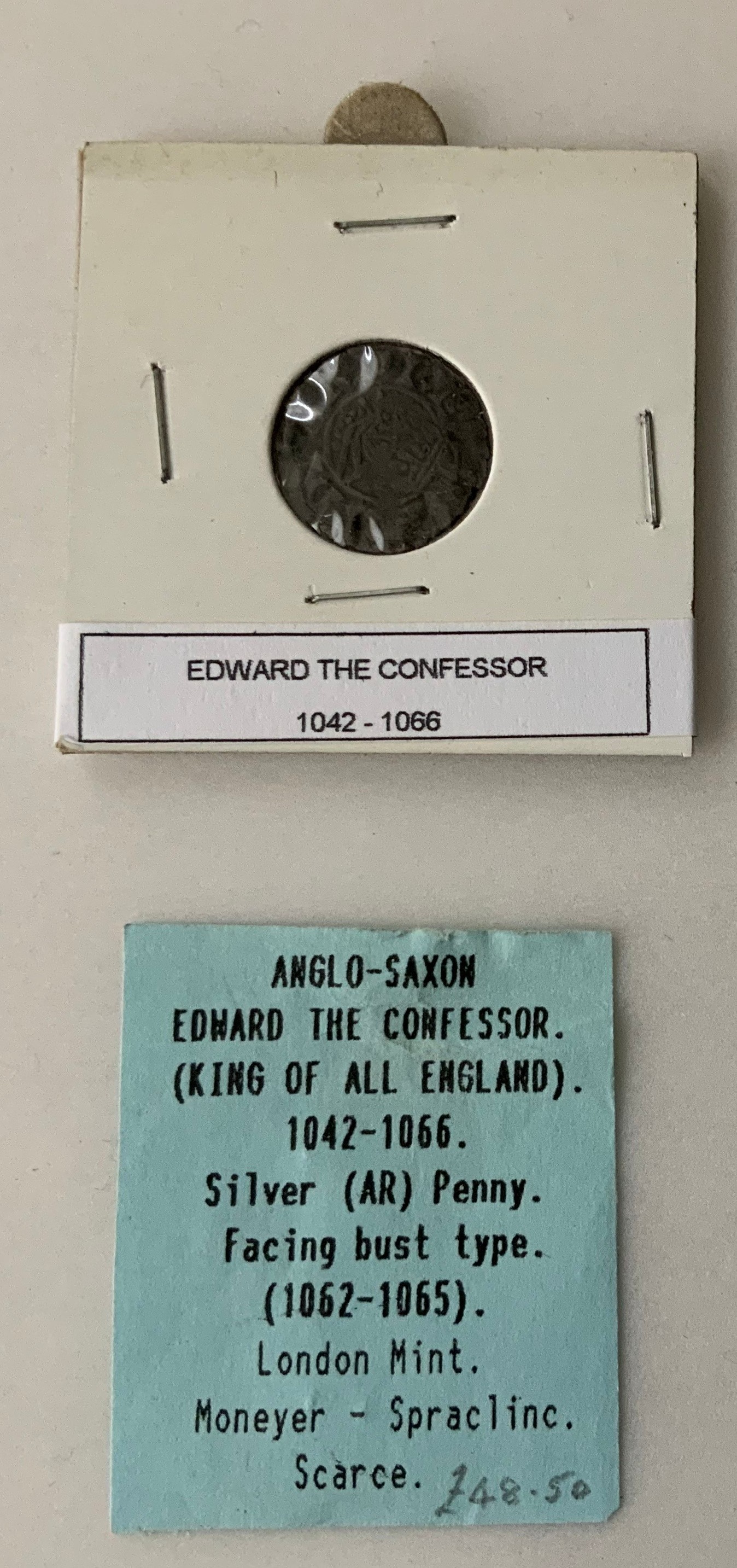 EARLY ANGLO-SAXON EDWARD THE CONFESSOR (KING OF ALL ENGLAND) 1042-1066 SILVER PENNY