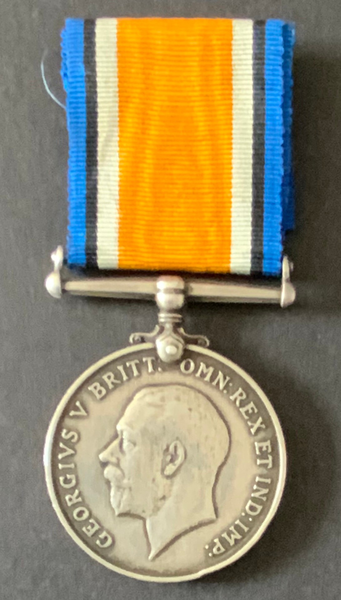 WW1 BRITISH WAR MEDAL 8468 GNR E. DAVENPORT R.A.