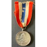 HALLMARKED SILVER MEDAL OF QUEEN VICTORIA EMPRESS OF INDIA (1837-1901)