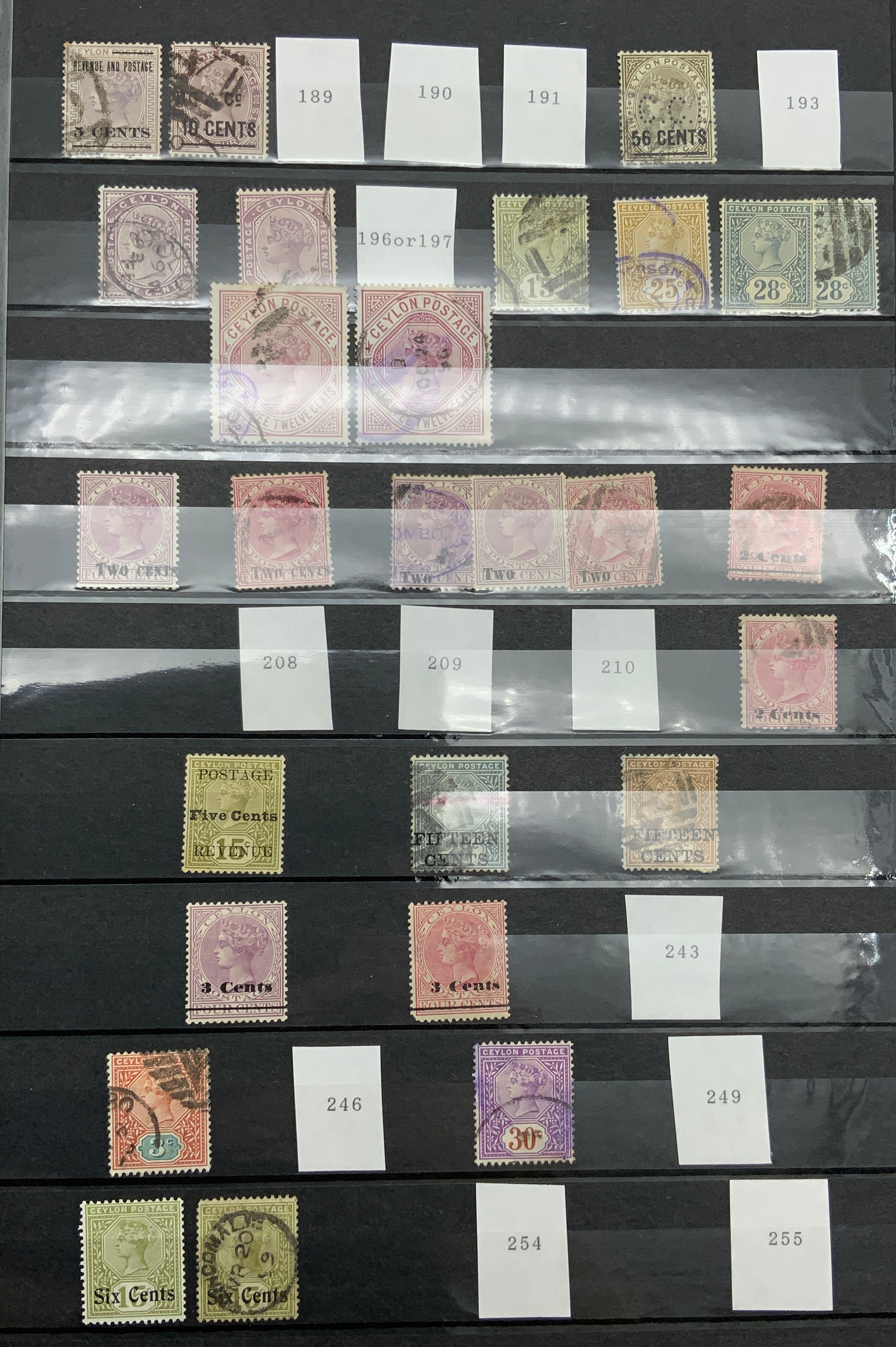 SELECTION OF CEYLON STAMPS - Image 4 of 12