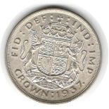 LARGE SILVER COIN 1937 KING GEORGE VI