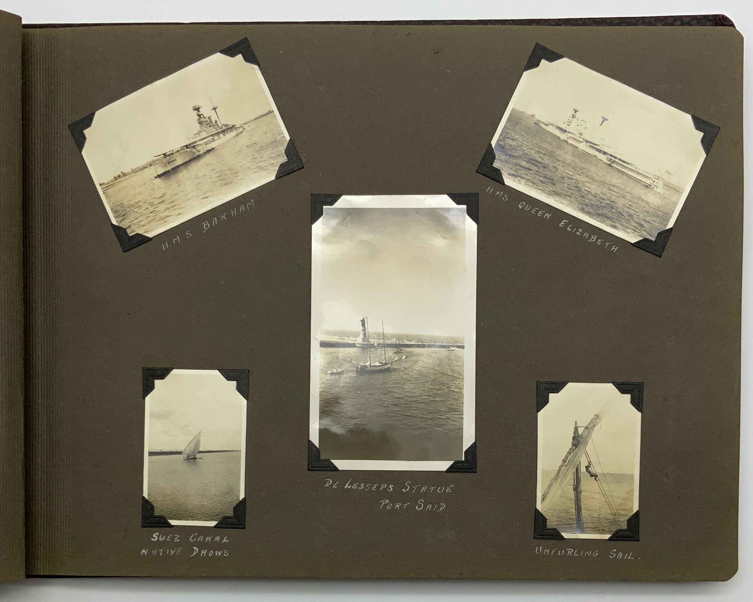 VINTAGE PHOTO ALBUM WITH PHOTOGRAPHS (NAVY) - Image 5 of 13