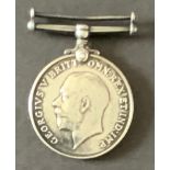 WW1 BRITISH WAR MEDAL 54-161661 PRIVATE H. BOURNE A.S.C.