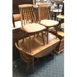 KITCHEN TABLE & FOUR CHAIRS