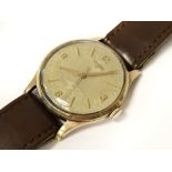 VINTAGE 9CT GOLD LONGINES WATCH