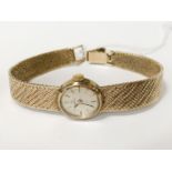 9CT GOLD OMEGA LADIES WATCH