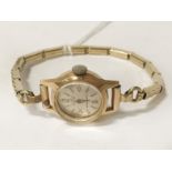 LADIES GOLD WATCH