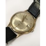 9CT GOLD ACCURIST WRISTWATCH