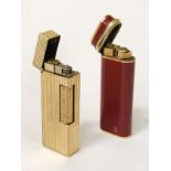 TWO LIGHTERS - DUNHILL & CARTIER