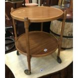 VINTAGE TWO TIER TROLLEY TABLE