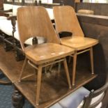PAIR MID CENTURY CHAIRS BY THONET