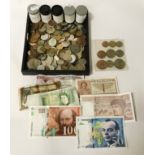 COLLECTION OF BANKNOTES & COINS