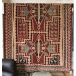 SOUTH WEST PERSIAN QASHQAI KILIM 310CM X 196CM