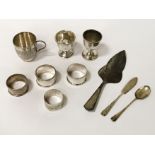 10 ITEMS OF SILVER