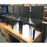 SET OF 4 MODENATURE CHAIRS