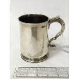 18THC HM SILVER TANKARD