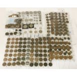 QTY OF BRITISH COINS - 19THC ONWARDS INCLUDING SOME SILVER