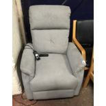 GREY LIFE & RISE MOBILITY CHAIR WITH HEAT MASSAGE BY GFA