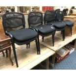 8 NEW STACKING CHAIRS