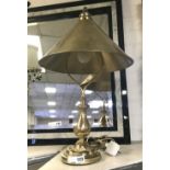 VINTAGE BRASS TABLE LAMP - 60 CMS