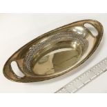 CHESTER H/M SILVER FRUIT DISH OVAL SHAPE - 33cms