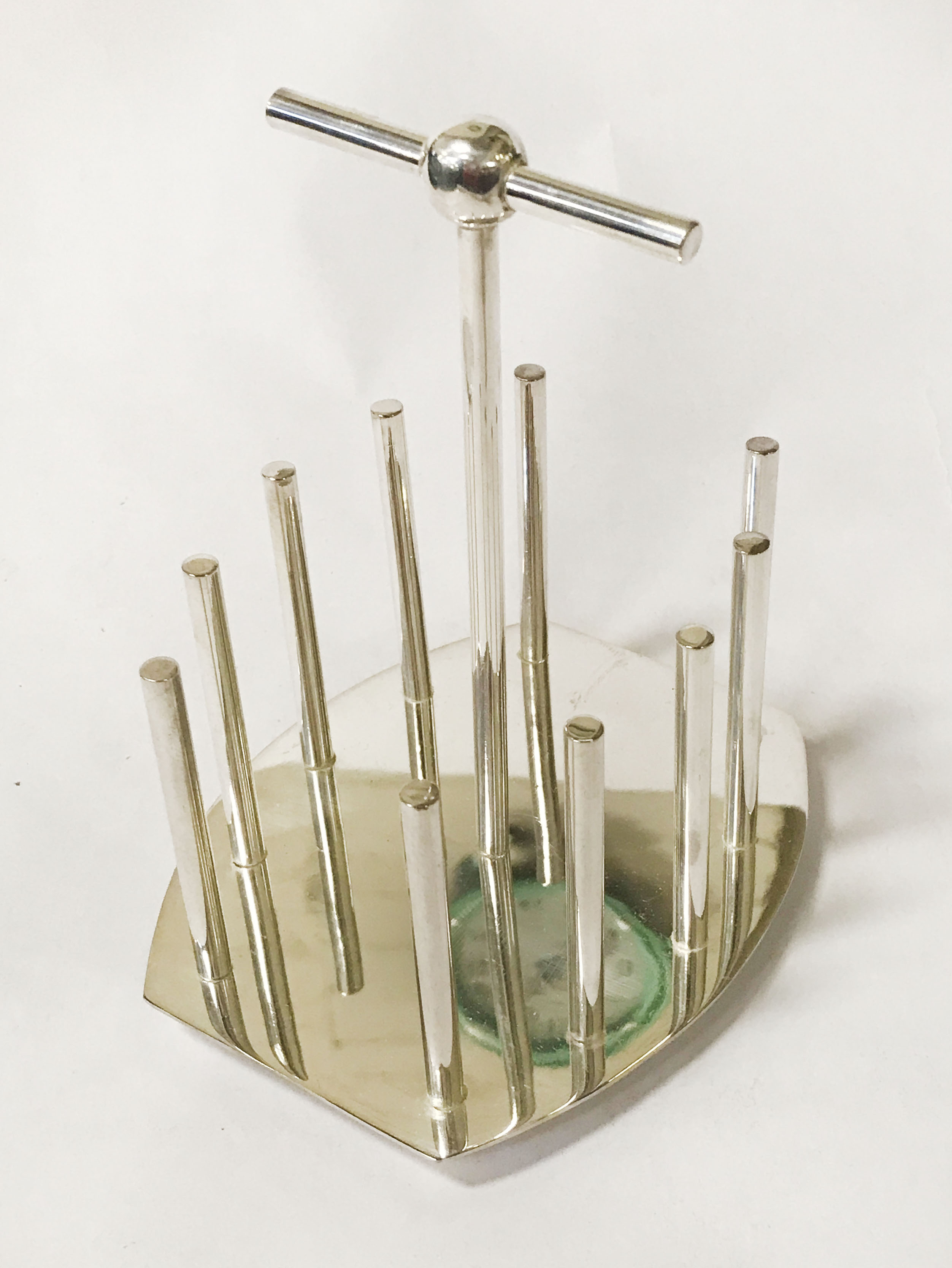 SILVER PLATED DRESSER STYLE TOAST RACK