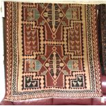 SOUTH WEST PERSIAN QASHQAI KILIM 310CM X 196CM