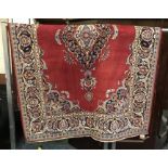 FINE CENTRAL PERSIAN KASHAN RUG 210CM x 140CM