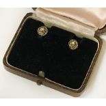 9 CT. GOLD DIAMOND STUD EARRINGS