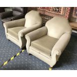 PAIR 1940'S CLUB CHAIRS