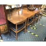 MACINTOSH TABLE & 8 CHAIRS