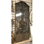 IRON GATE GARDEN MIRROR - 127 CMS X 53 CMS (WHEN CLOSED)