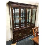 ORIENTAL INLAID DISPLAY CABINET