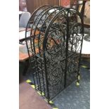 WROUGHT IRON WINE RACK