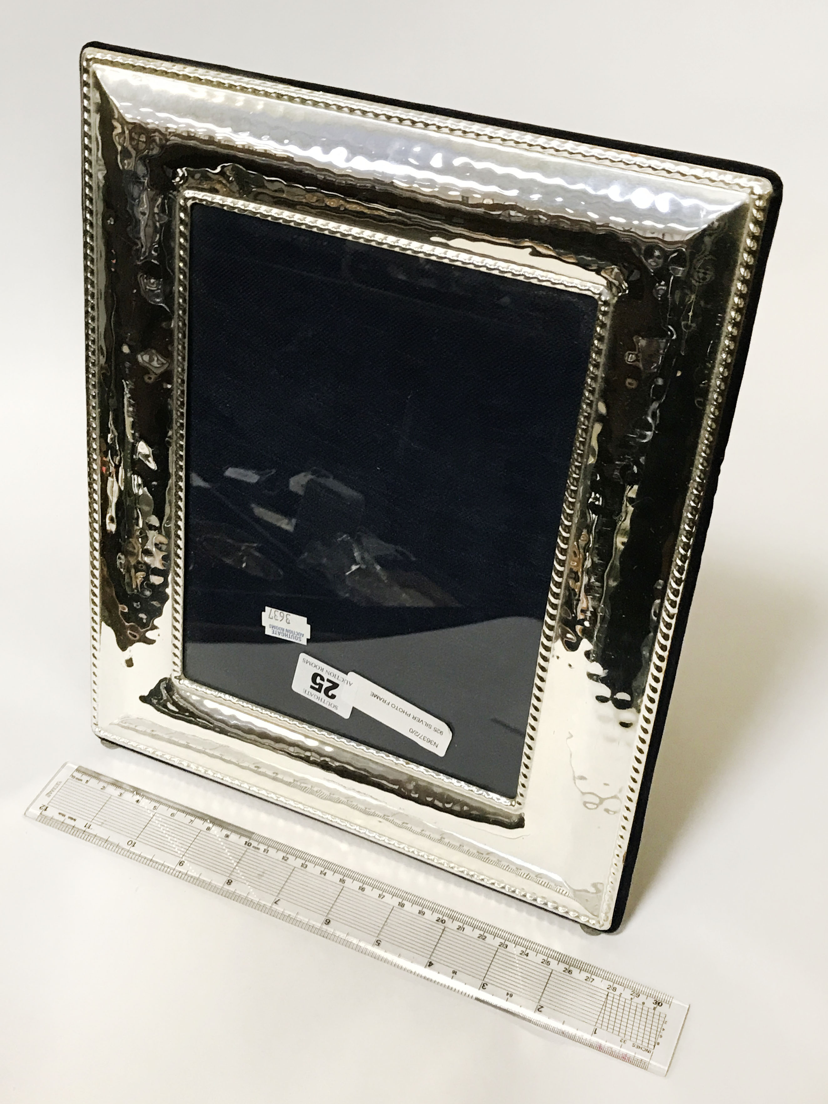 925 SILVER PHOTO FRAME - 33 CMS X 28 CMS