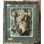 CHARLES MOZLEY IMAGE FRAMED & SIGNED WATERCOLOUR - 50 CMS X 38 CMS