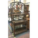 METAL & LEATHER BAKERS RACK