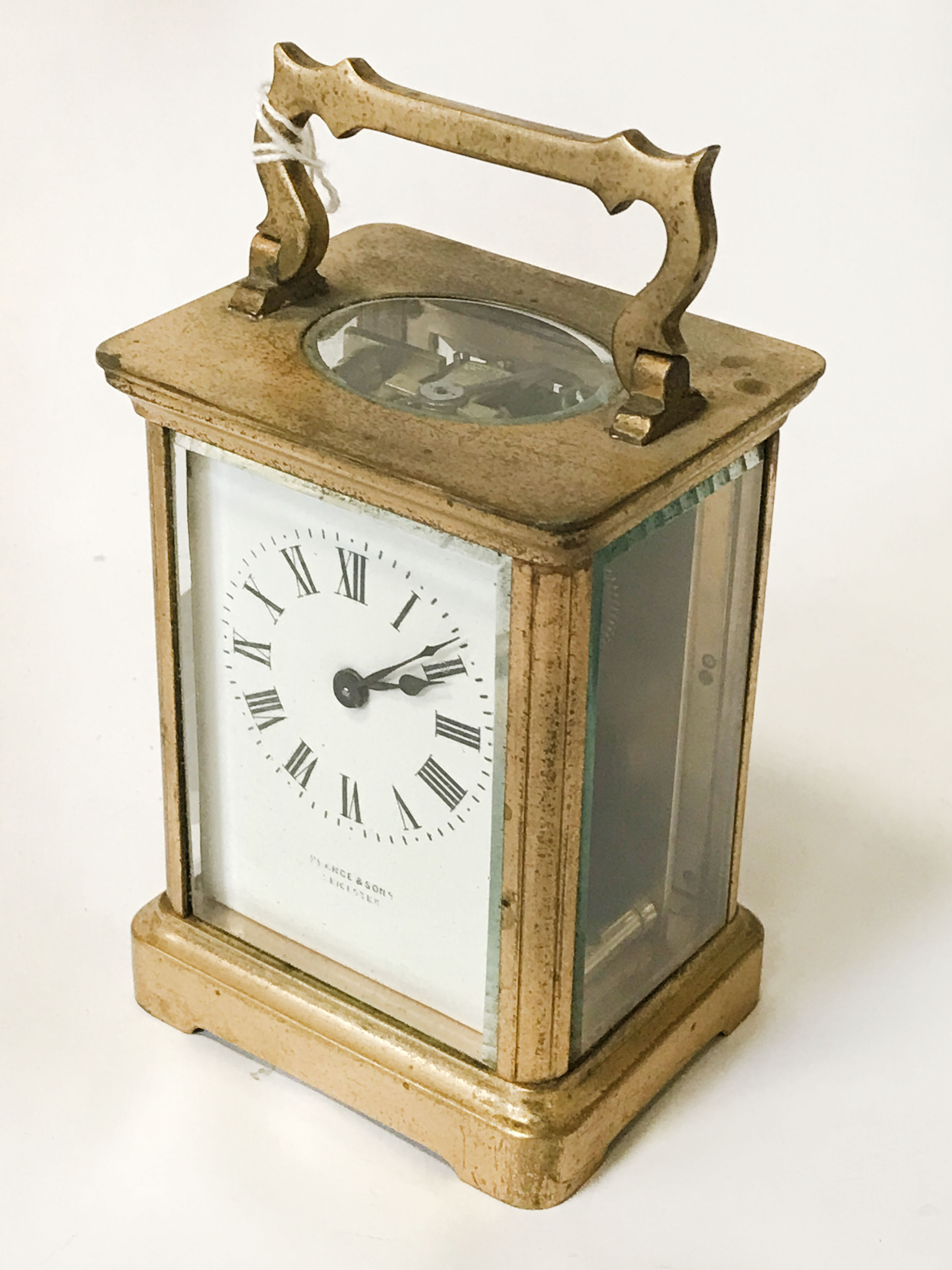 CARRIAGE CLOCK BY PEARCE & SONS