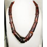 RAW BURMESE AMBER NECKLACE