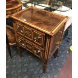 INLAID 2 DRAWER CHEST