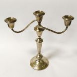 STERLING SILVER CANDELABRA - 29 CMS