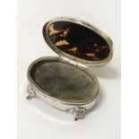 HM SILVER TRINKET BOX - 8 CMS