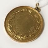 9CT GOLD MEDAL - 14.9 GRAMS