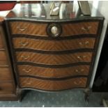 INLAID CHEST OF DRAWERS