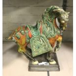 TERRACOTTA TANG STYLE HORSE - 40 CMS (H)