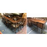 MAHOGANY DINING SUITE