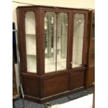 ANTIQUE DISPLAY CABINET FROM BRITISH MUSEUM - NEED SHELVES