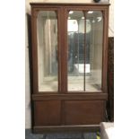 ANTIQUE DISPLAY CABINET FROM BRITISH MUSEUM - NEED SHELVES